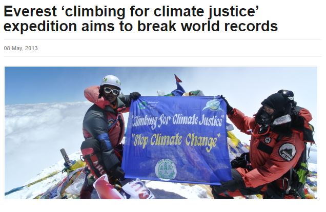 Climbing Expedition - Everest Record Attempt | Climate Justice